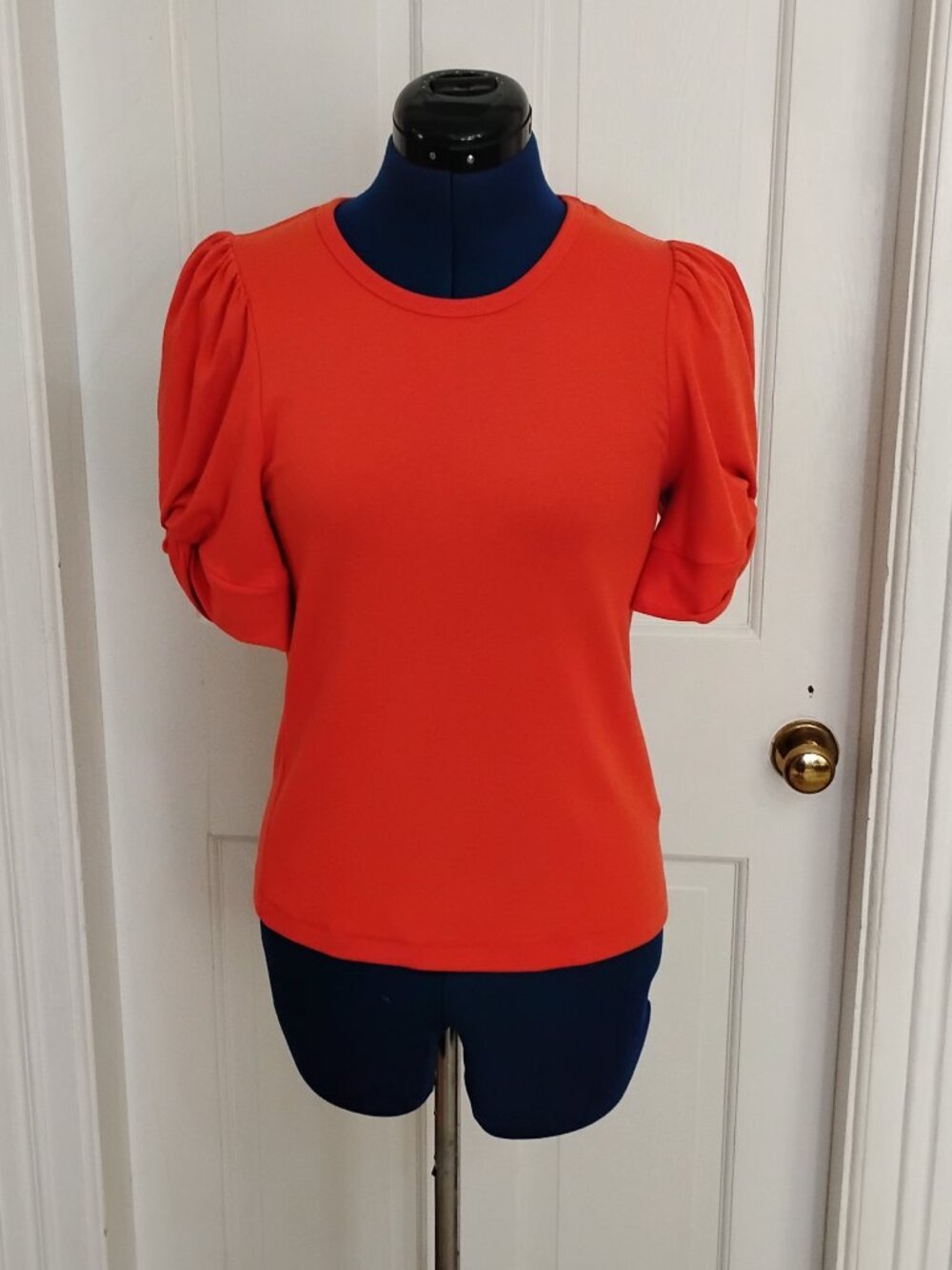 Karen Kane Hemp and Organic Cotton Puff Sleeve Tee